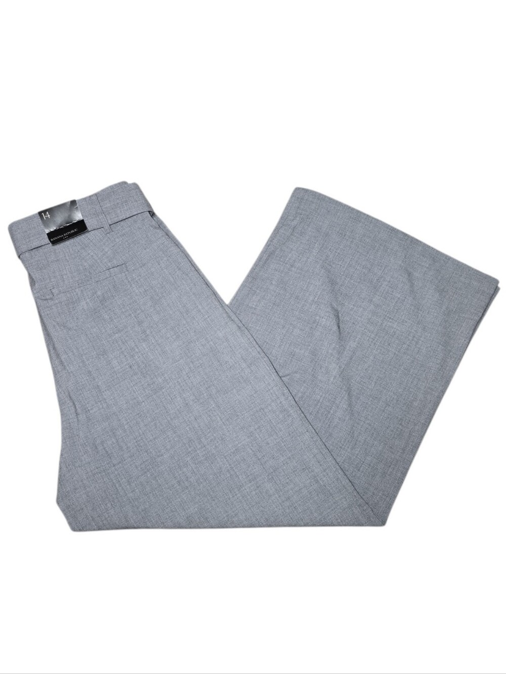 Banana Republic Factory Grey Belted Wide Leg Pant